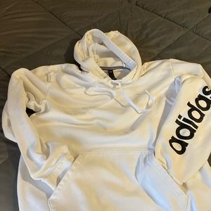 Men’s small Adidas hoodie white